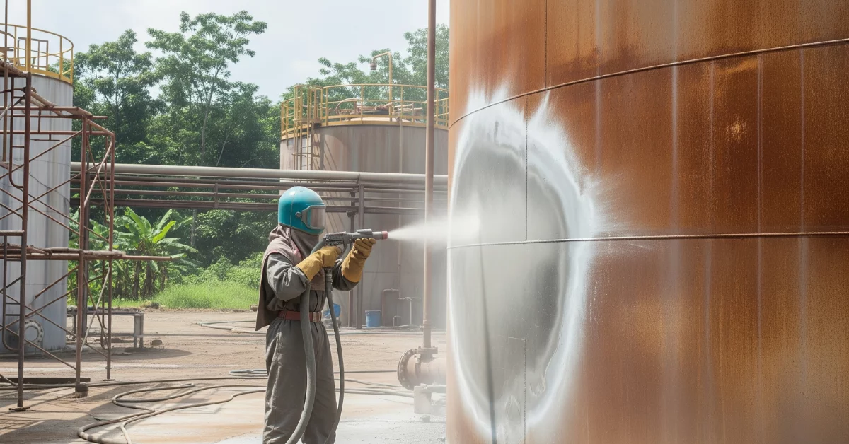 Sandblasting - Layanan sandblast